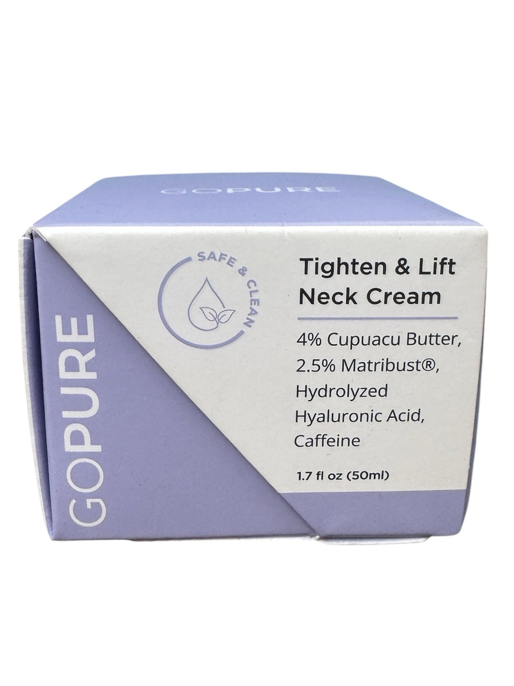 goPure Tighten & Lift Neck Cream - 1.7 fl oz (50ml) - New In Box